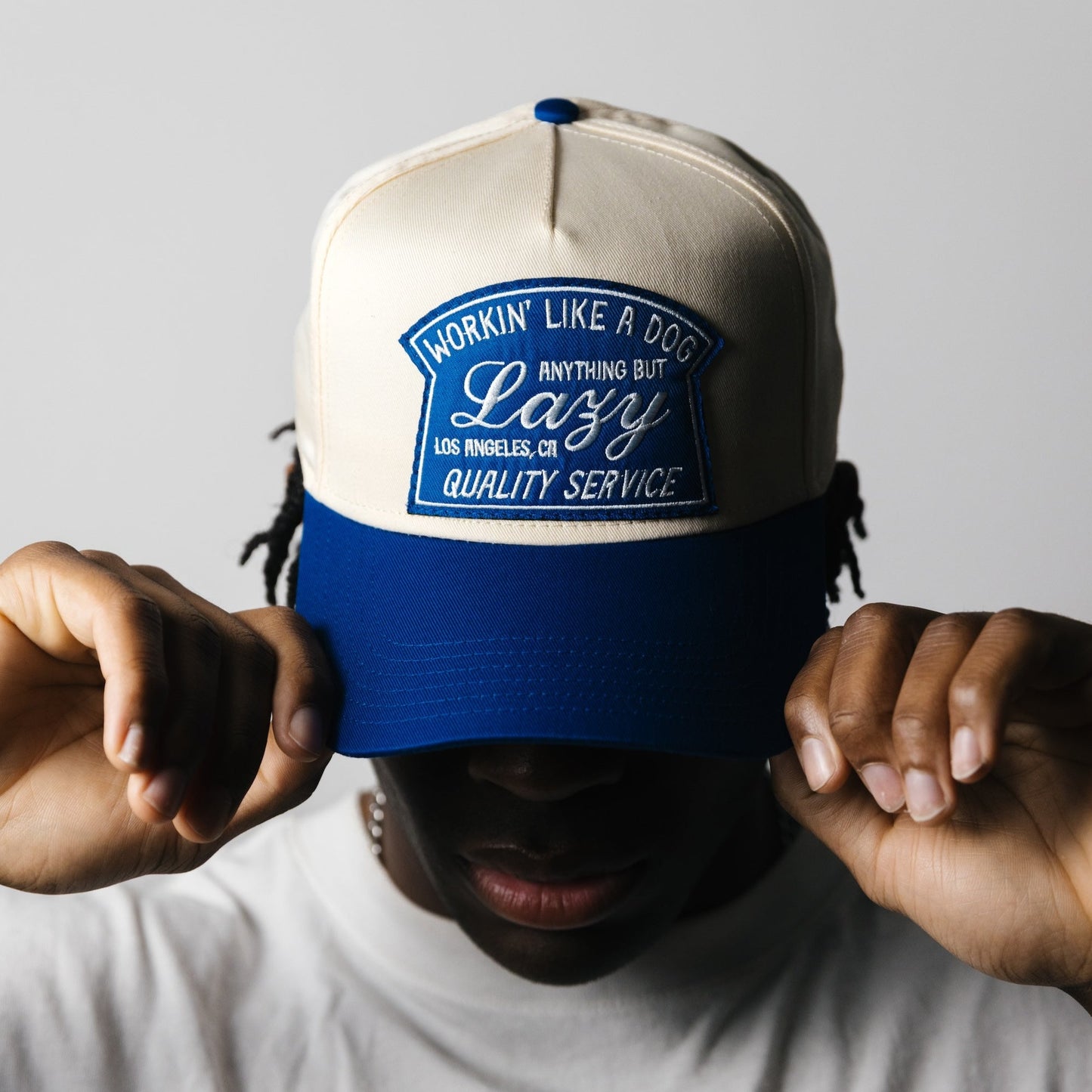 The Lazy Patch Hat "Cool Blue"