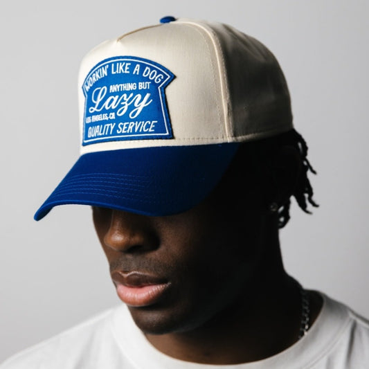 The Lazy Patch Hat "Cool Blue"